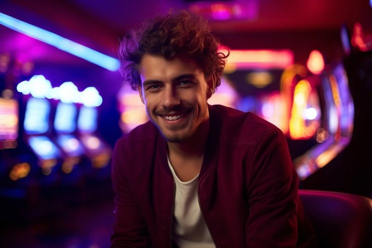 Studio dealer langsung surga888 dengan meja roulette dan layar kamera multi-sudut
